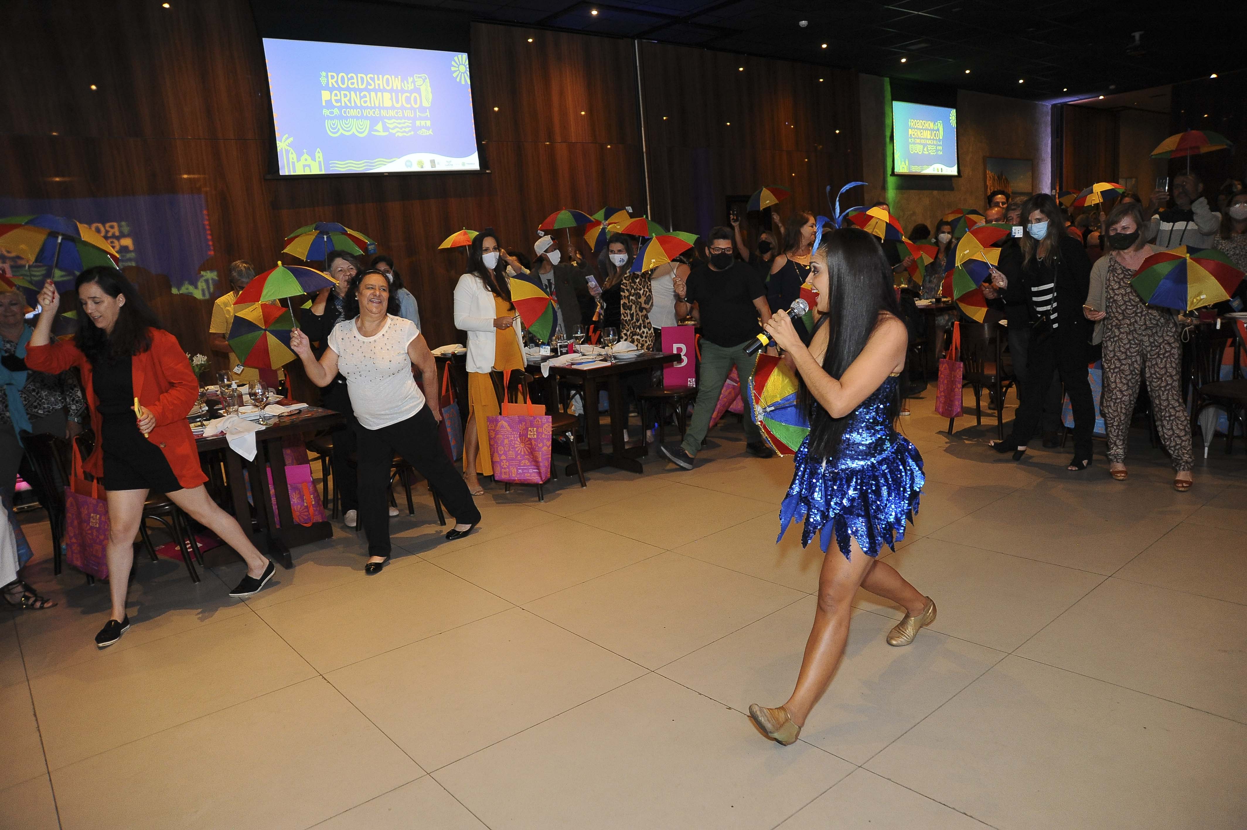 Apresentação de Pernambuco durante evento para profissionais do setor